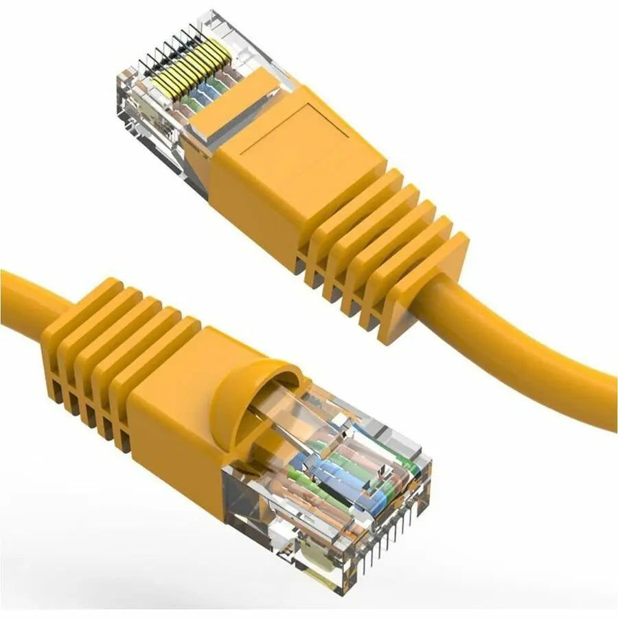 Axiom Memory Solutions 8FT CAT5E 350MHz Patch Cable with Molded Boot - TAA Compliant, Yellow