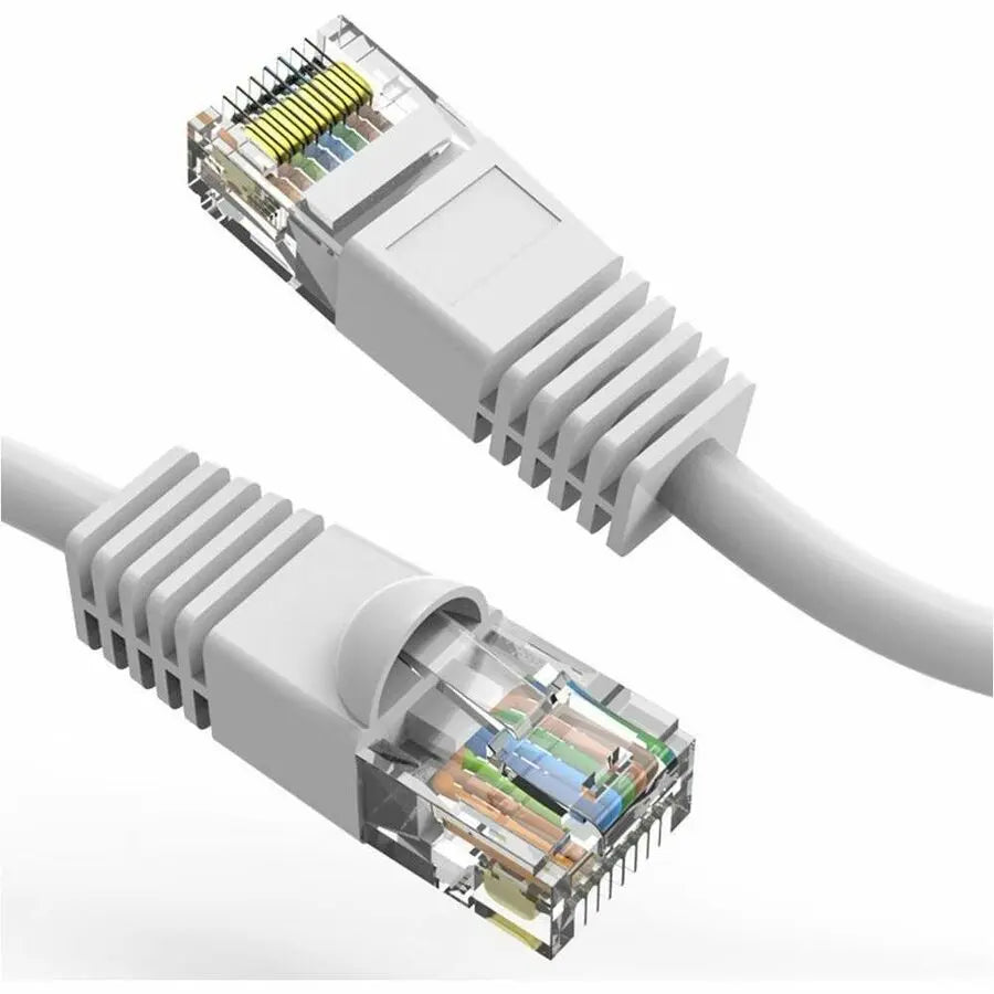 Axiom Memory Solutions 9ft CAT5e 350MHz Patch Cable with Molded Boot, White - TAA Compliant