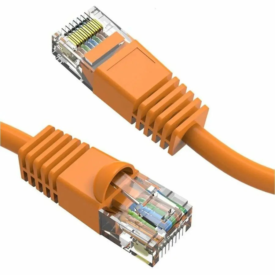 Axiom Memory Solutions 9FT CAT5E 350MHz Patch Cable with Molded Boot (Orange) - TAA Compliant