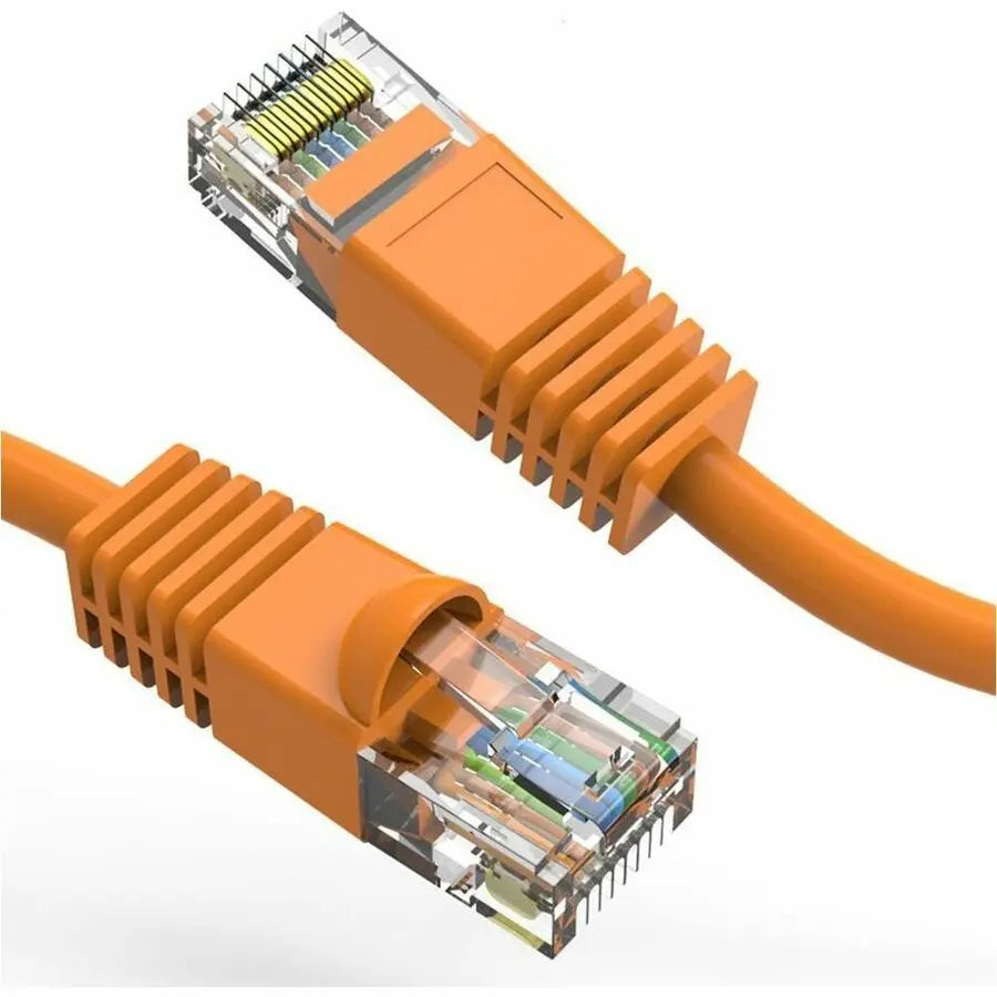 Axiom Memory Solutions 30FT CAT5e Patch Cable with Molded Boot - 350MHz, Orange, TAA Compliant