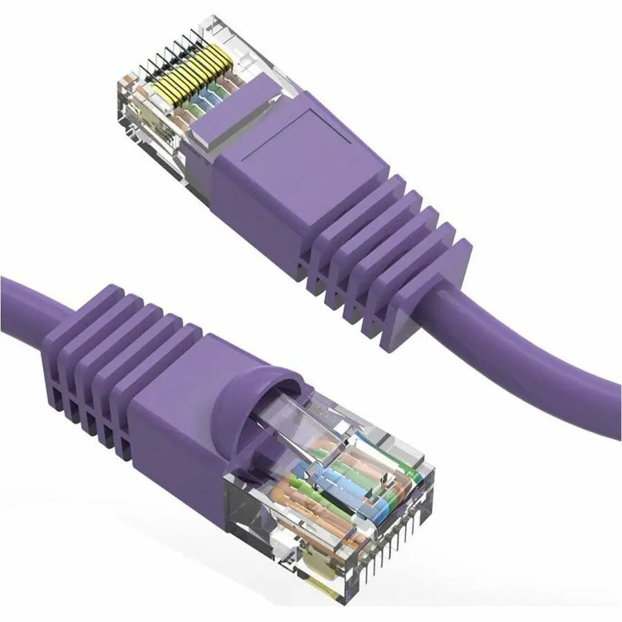 Axiom Memory Solutions 12FT CAT5E 350MHz Patch Cable with Molded Boot - Purple, TAA Compliant