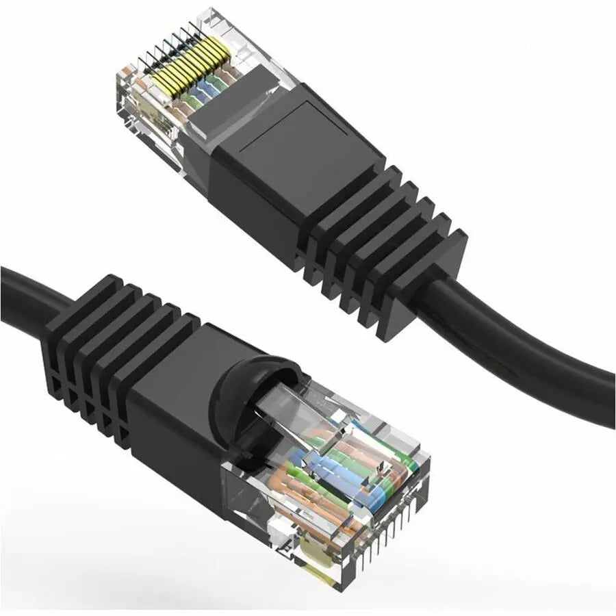 Axiom 35FT CAT5E 350MHz Patch Cable with Molded Boot - TAA Compliant, Black