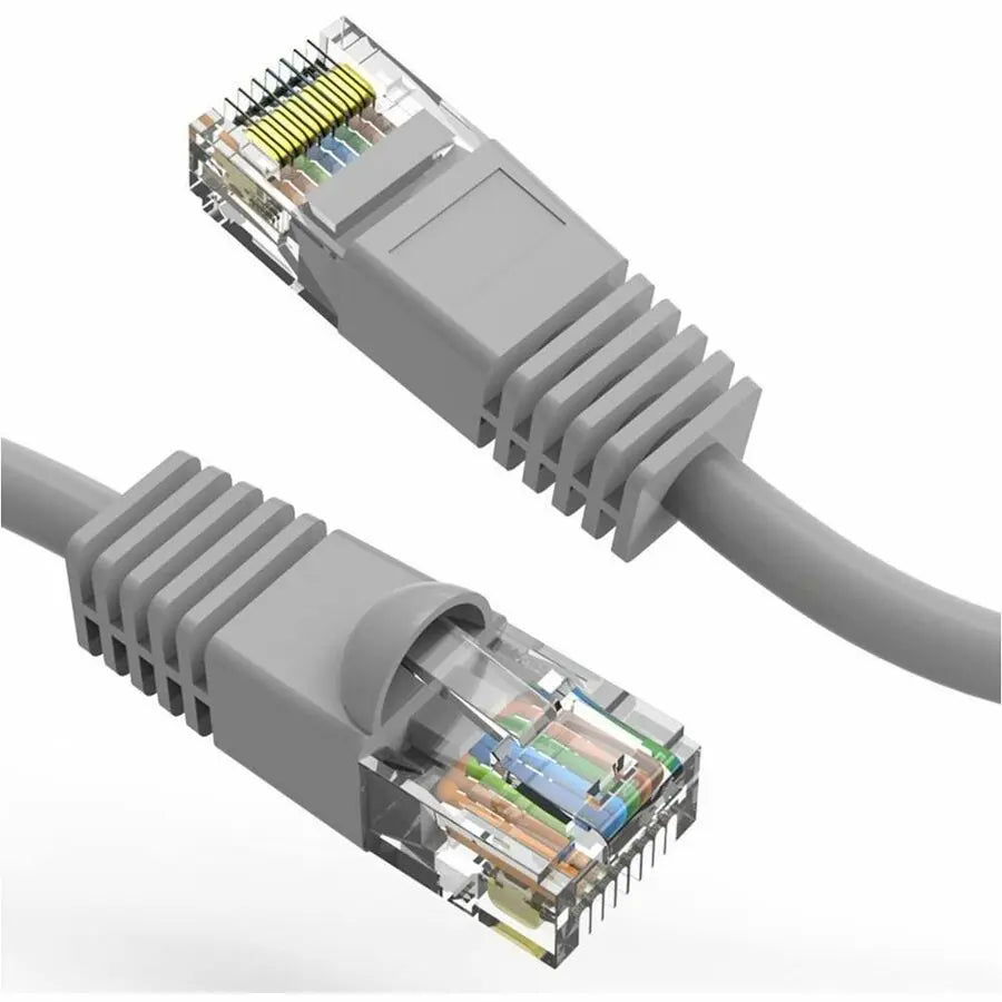 Axiom 35FT CAT5E 350MHz Patch Cable with Molded Boot - Gray, TAA Compliant