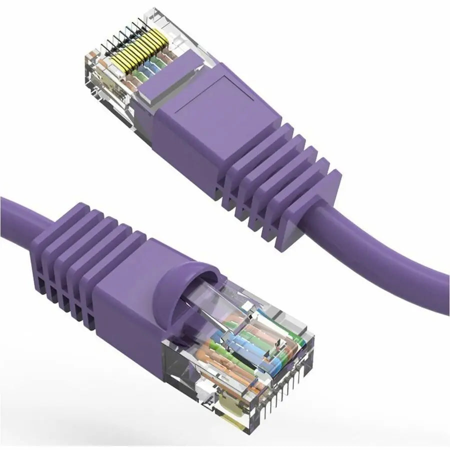 Axiom Memory Solutions 30FT CAT5E 350MHz Network Patch Cable with Molded Boot, Purple - TAA Compliant