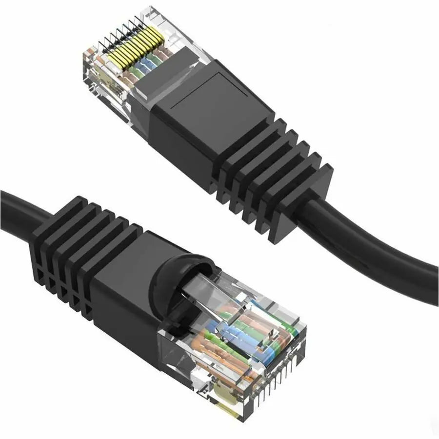 Axiom Memory Solutions 8ft CAT5E 350MHz Patch Cable with Molded Boot - Black, TAA Compliant