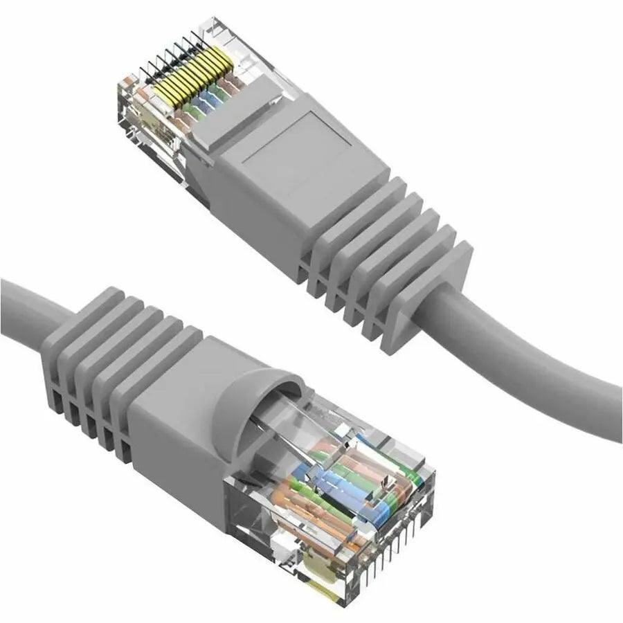 Axiom Memory Solutions 8FT CAT5E Patch Cable 350MHz with Molded Boot - Gray, TAA Compliant