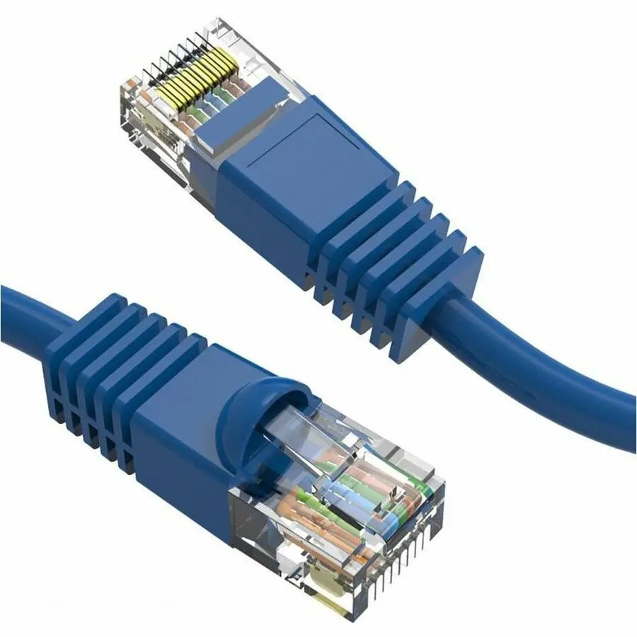 Axiom Memory Solutions 8FT CAT5E 350MHz Patch Cable with Molded Boot (Blue) - TAA Compliant