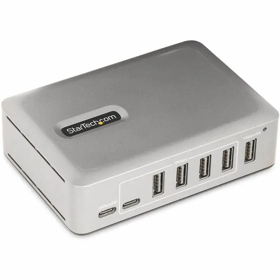 StarTech.com 7-Port USB-C Hub Self-Powered with USB 3.2 Gen 2 (10Gbps) - Space Gray by STARTECH.COM