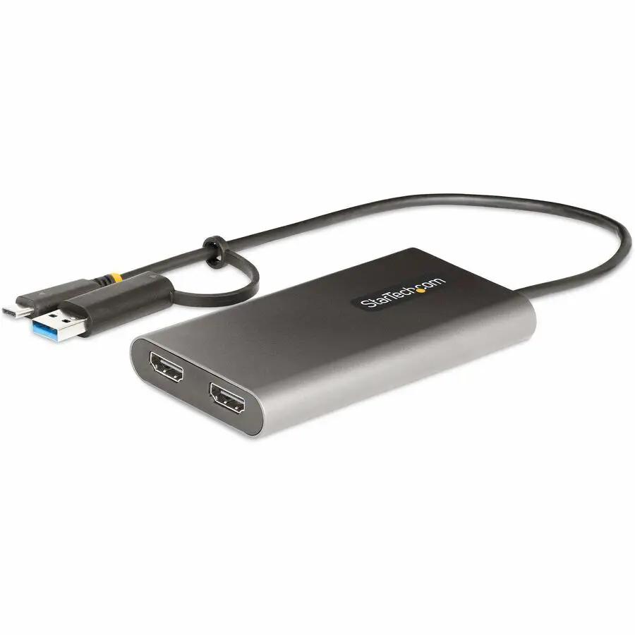 StarTech.com USB-C to Dual HDMI Adapter with 4K 60Hz Support and 100W Power Delivery by StarTech.com