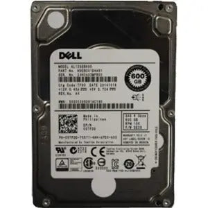 Dell Sourcing Certified Pre-Owned 600GB 10,000 RPM SAS 2.5 Inch Internal Hard Drive (Part No. 5TFDDRF)