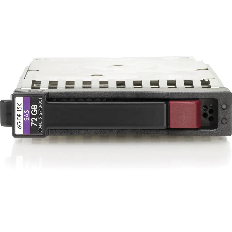 HPE SOURCING - CERTIFIED PRE-OWNED 72GB 15K RPM 6G SAS 2.5" Internal Hard Drive (Part No. 512545-B21-RF)