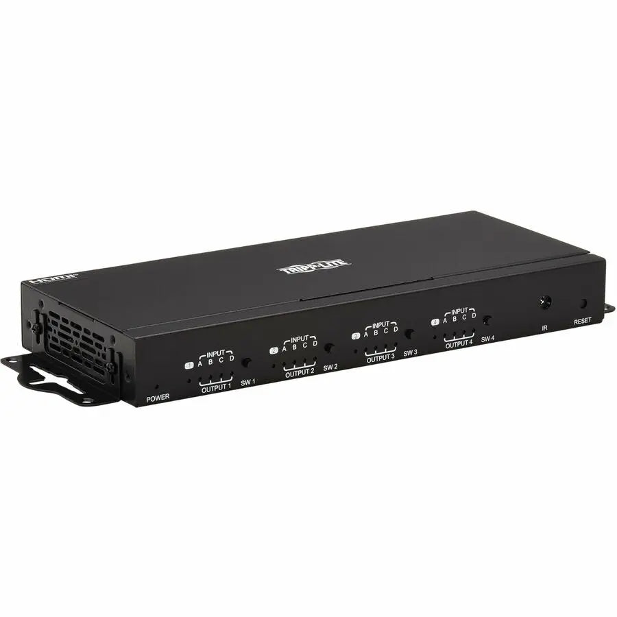 Eaton Corporation Tripp Lite B119-4X4-4K 4x4 HDMI Matrix Switch/Splitter with Remote Control and 4K 60Hz Support