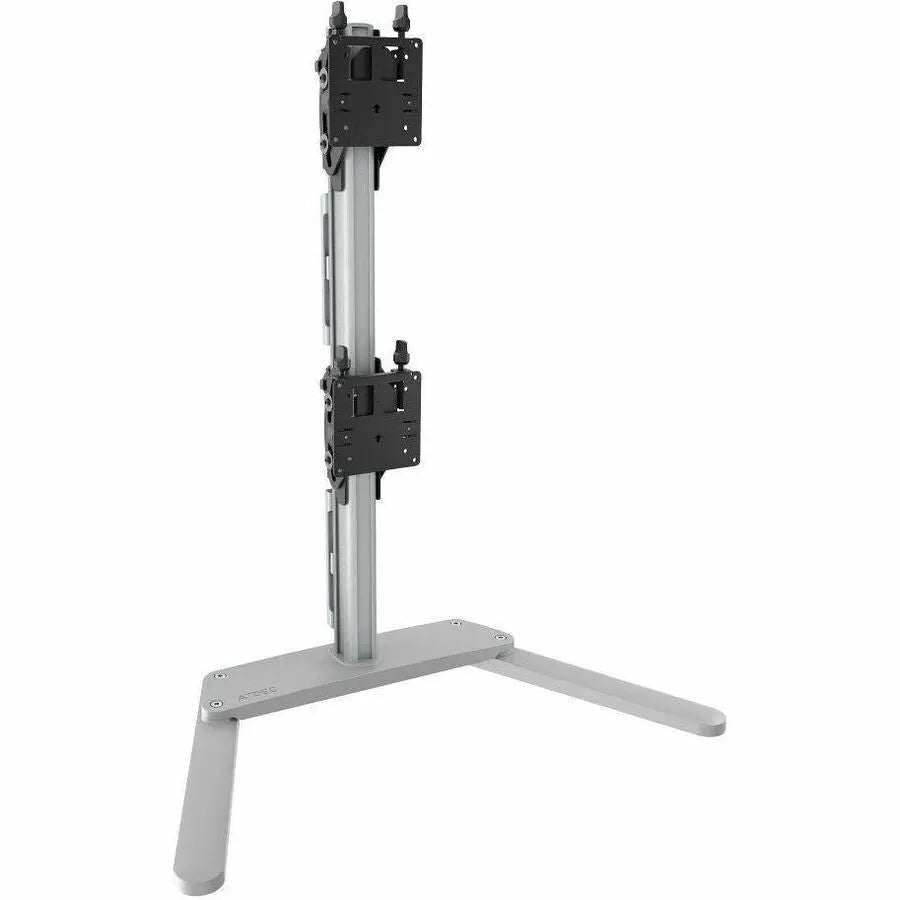 Atdec Freestanding Heavy Duty Dual Vertical Monitor Mount for Ultrawide Displays