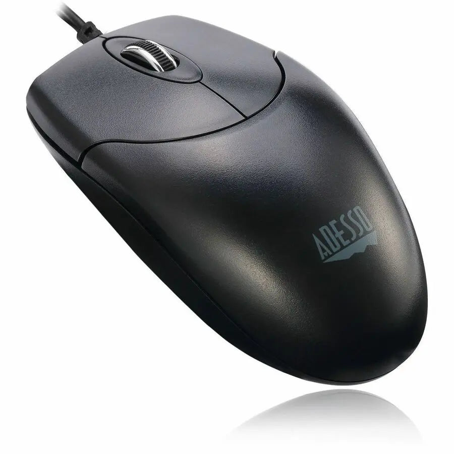 Adesso IMOUSE M6C-TAA USB Type-C Desktop Mouse - Full Size, Ambidextrous Design, 1200 DPI Optical Resolution, Black