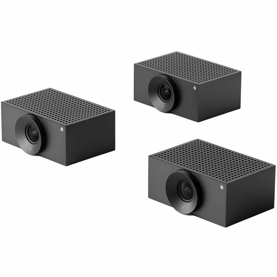 Huddly Crew L1 Video Conferencing Camera – 20.3 Megapixel, 1080p at 30 fps – Matte Black – 3-Pack with Wall Mounts