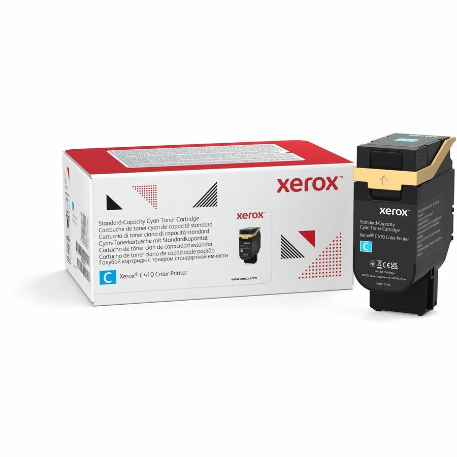 Xerox Genuine C410 & VersaLink C415 Cyan Standard Capacity Toner Cartridge (2000 Pages) – Part 006R04678