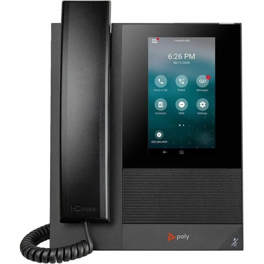Poly CCX 400 Business Media IP Phone with Open SIP and PoE - Wall Mountable Desktop Phone