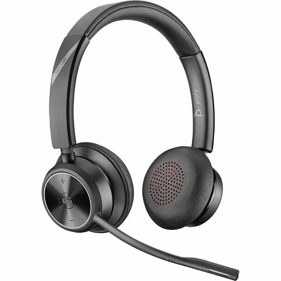Poly Savi 7320 Wireless DECT Headset System - Ultra-Secure Office Series with Microsoft Teams Certification