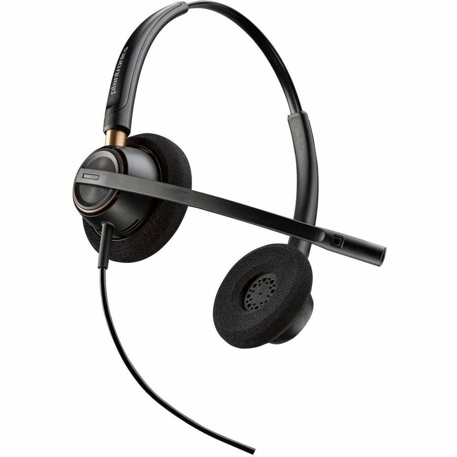 Poly EncorePro 520 Binaural Headset with USB-A & USB-C Connectors for Mac and Windows