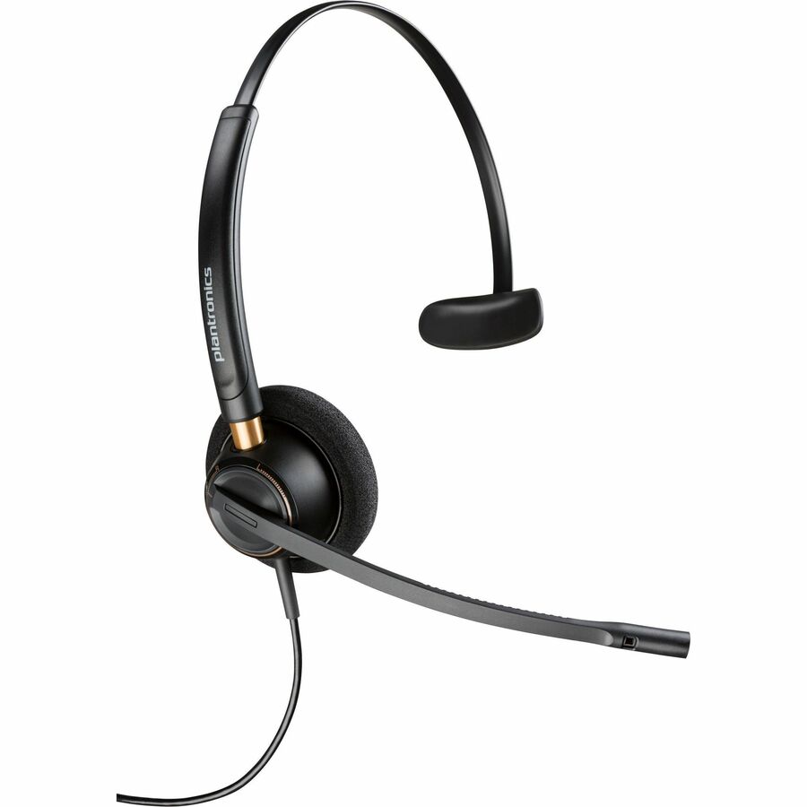 Poly EncorePro 510 Monoaural Headset with Quick Disconnect and Dual USB Connectors for Mac and PC
