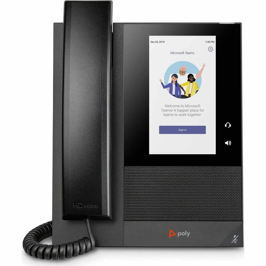 Poly CCX 400 Business Media Phone for Microsoft Teams and PoE-enabled GSA/TAA