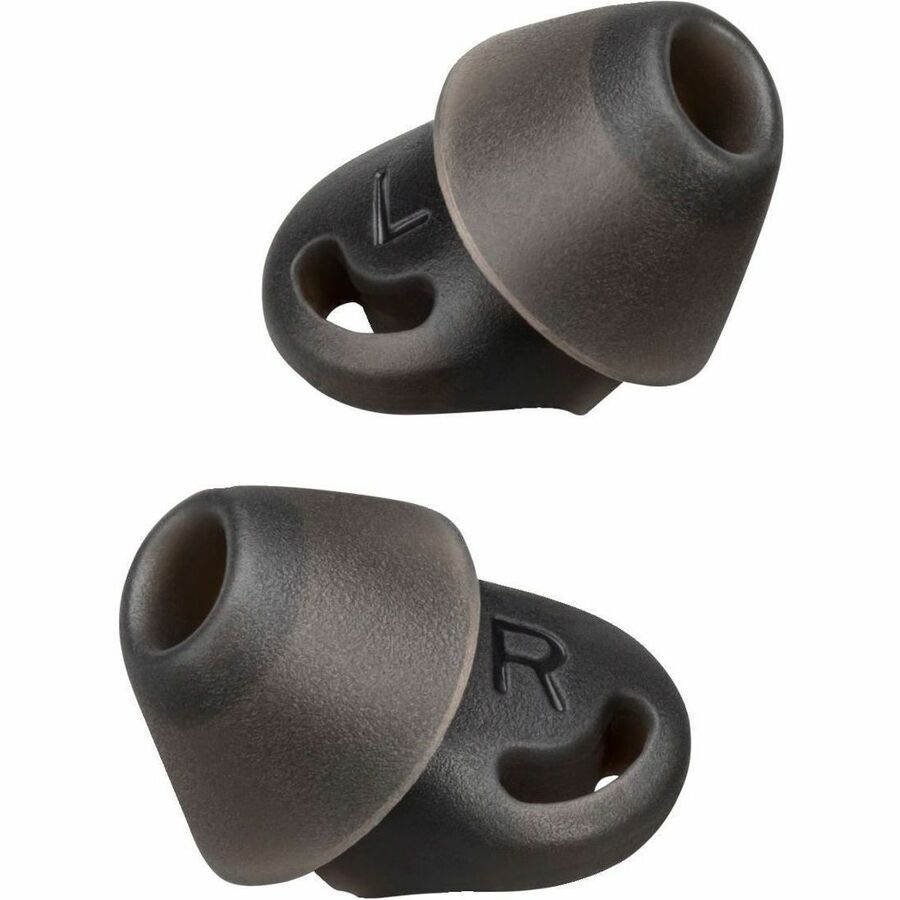 HP Inc. Poly Ear Tip Medium Size Black (Part No. 85Q33AA) – 2 Pack for Poly Voyager 6200