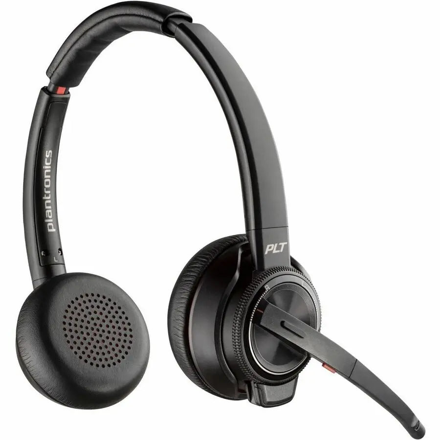 Poly Savi 8220 UC Wireless Headset with DECT Technology and USB-A Connectivity