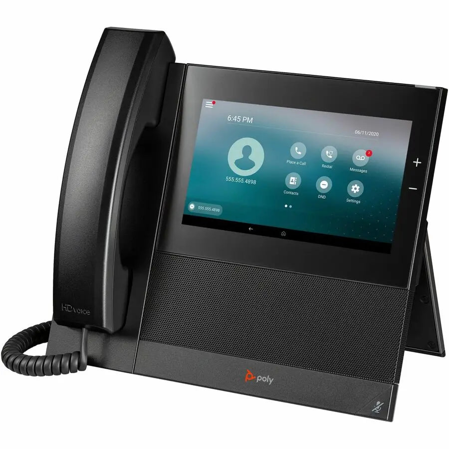 Poly CCX 600 Business Media Phone with Open SIP and Power Supply - Black