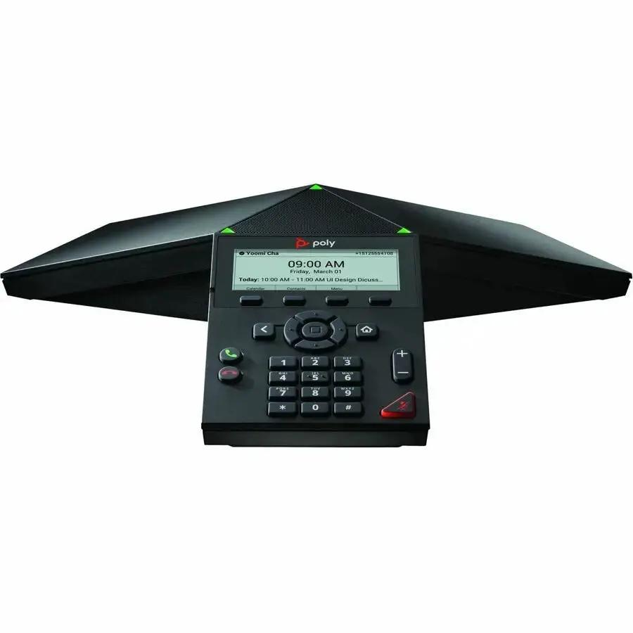 Poly Trio 8300 IP Conference Phone by HP Inc. – Corded, Wi-Fi & Bluetooth, Black by HP Inc.