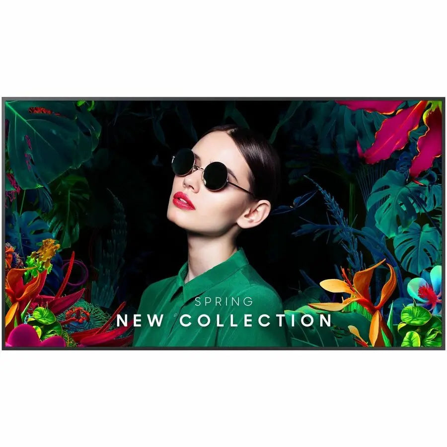 Samsung Crystal UHD Signage QMC - Ultra Slim 43-Inch Digital Display with Even Bezel and Centered VESA Mounting