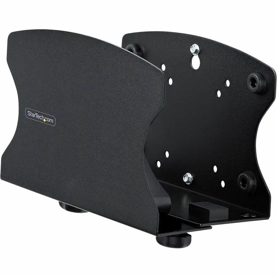 StarTech.com PC Wall Mount Bracket for Desktop Computers Up to 40 lbs with Toolless Width Adjustment, Model 2NS-CPU-WALL-MOUNT