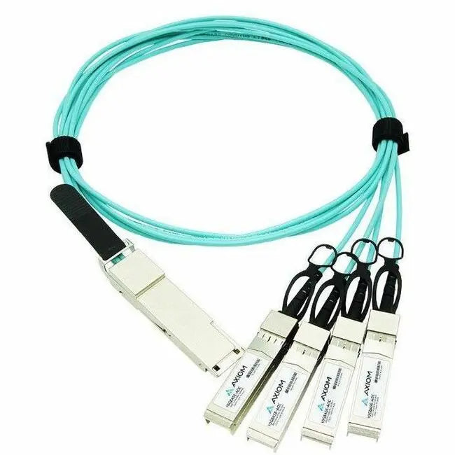 Axiom Memory Solutions 40GBASE-AOC QSFP+ to 4 SFP+ Active Optical Cable, 5m, TAA Compliant, Cisco Compatible