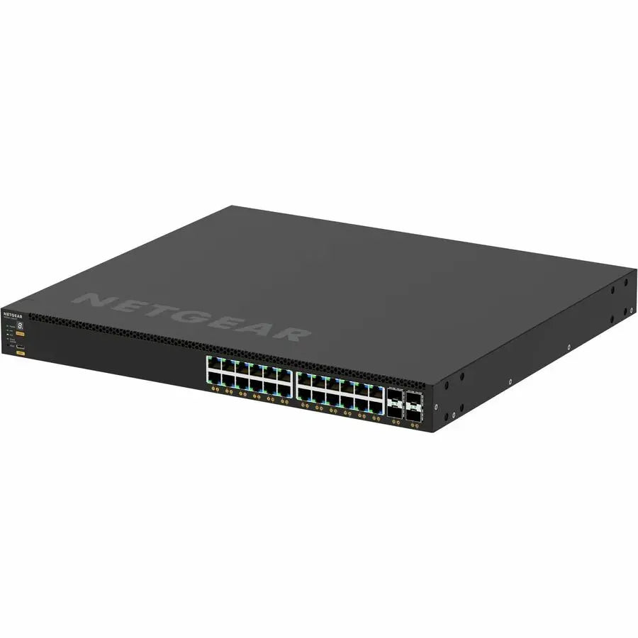 Netgear AV Line M4350-24G4XF Ethernet Switch - 24 PoE+ Ports and 4 10GBASE-X SFP+ Uplinks