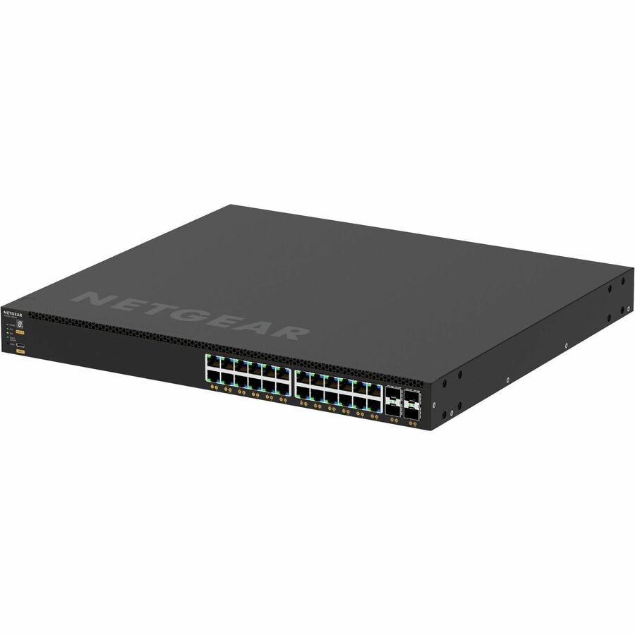 Netgear AV Line M4350-24G4XF Ethernet Switch - 24 PoE+ Ports and 4 10GBASE-X SFP+ Uplinks
