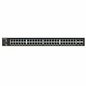 Netgear AV Line M4350-48G4XF Ethernet Switch – Enterprise-Class 48-Port 1/10G/25G/100G Network Switch with Redundant Power and Advanced Management