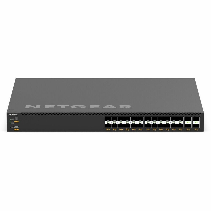 NETGEAR M4350-24F4V AV Ethernet Switch, 24-Port 10G SFP+ with 4-Port 25G SFP28 Uplinks, XSM4328FV-100NES