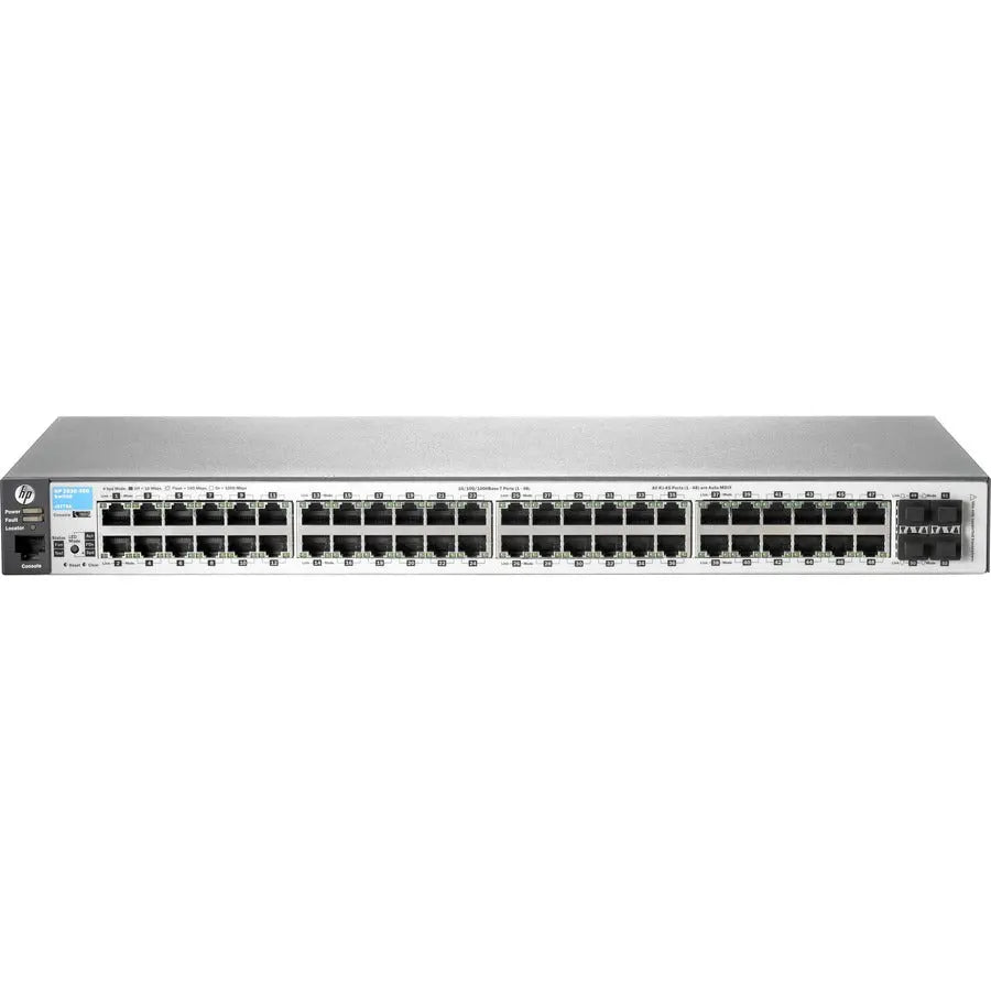 HPE Sourcing HP 2530-48G Switch - 48 Gigabit Ethernet Ports, Layer 2 Managed Ethernet Switch with PoE+ Option