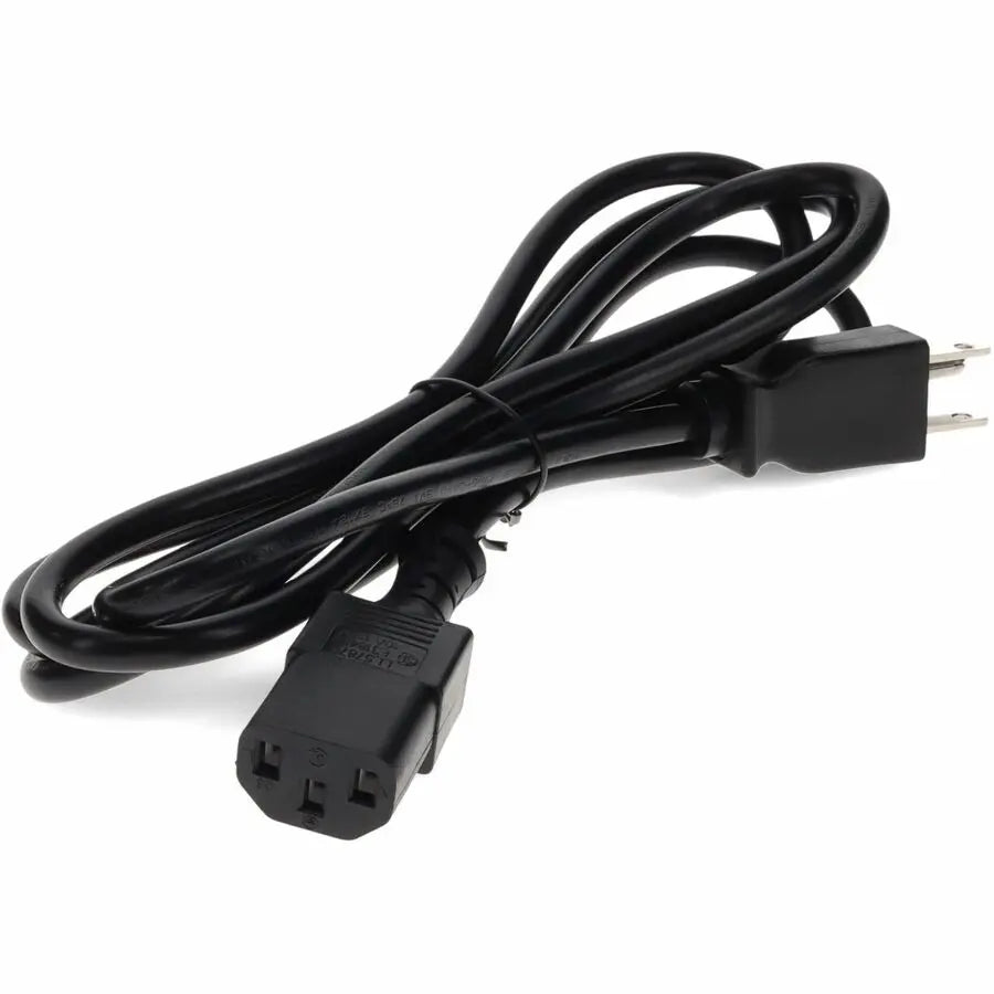AddOn 3ft Standard Power Cord with NEMA 5-15P and IEC 60320 C13 Connectors