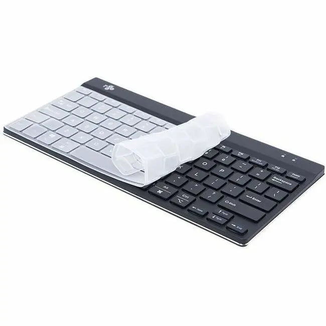 R-Go Tools Hygienic Keyboard Cover for US Layout - Transparent Silicone Protective Cover