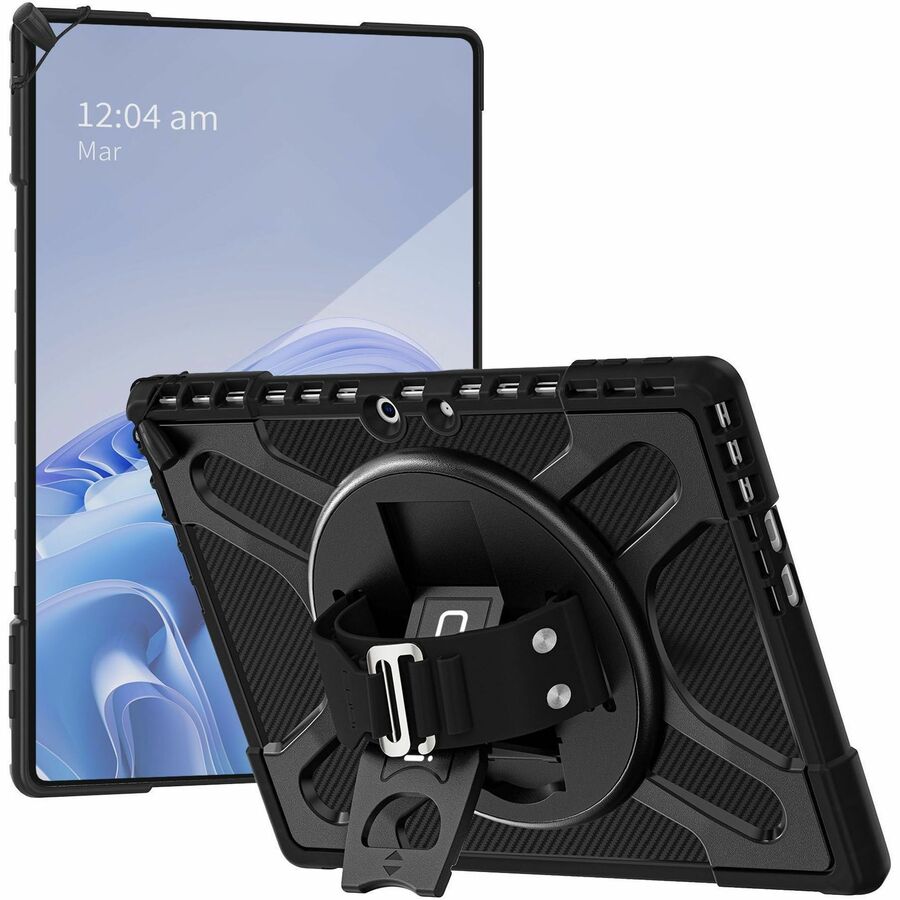 CODi Rugged Case for Microsoft Surface Pro 9/10/11 & Snapdragon X Plus 10/11 – Full Protection with Kickstand, Hand Strap, and Stylus Holder