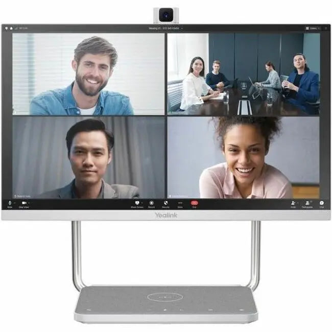 Yealink DeskVision A24 Collaboration Display with 4K Camera, Wireless Charging, and Built-in Audio