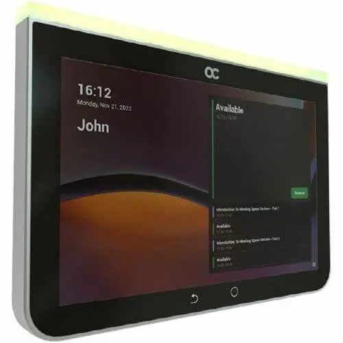 AudioCodes Rx-Panel Room Scheduling Touch Screen - Glass Mount Meeting Management Device