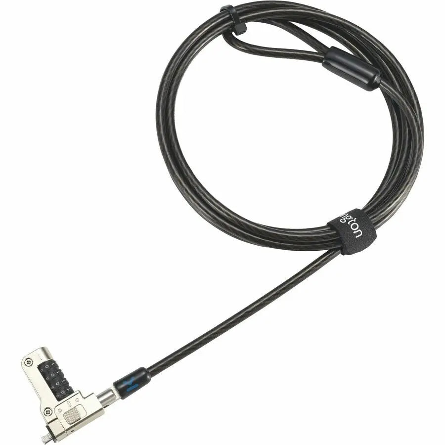 Kensington Slim N17 2.0 Combination Laptop Lock for Wedge-Shaped Slots - Supports Ultra-Thin & 2-in-1 Laptops