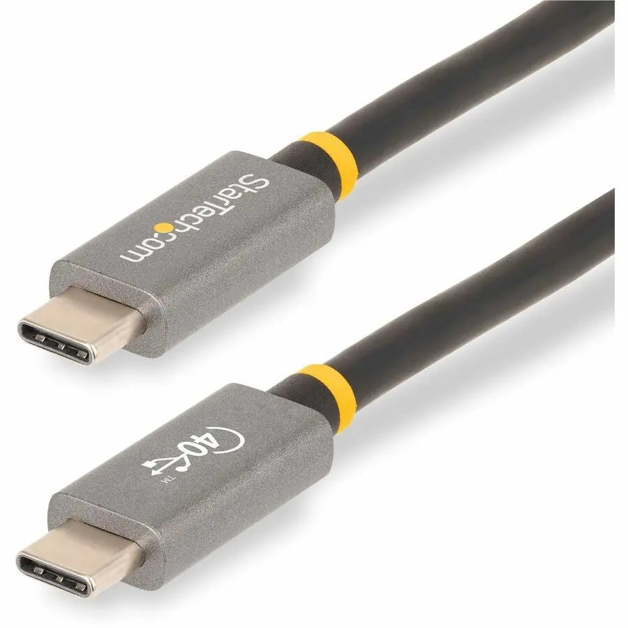 StarTech.com 3.3ft (1m) USB4 Cable with 40Gbps Data Transfer and 100W Power Delivery