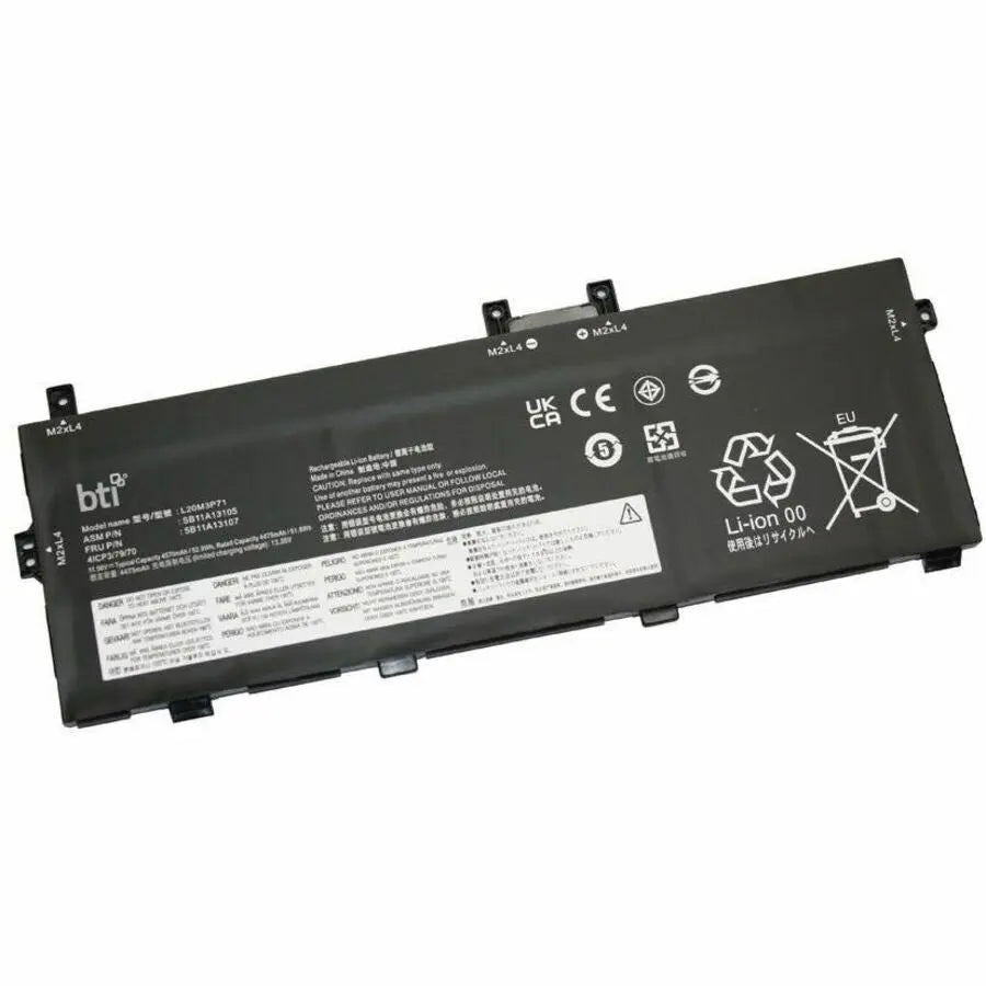 BTI L20M3P71-BTI 3-Cell 11.58V Lithium-Ion Battery for Lenovo ThinkPad P16 Gen 1 and X13 Yoga Gen 2 & 3