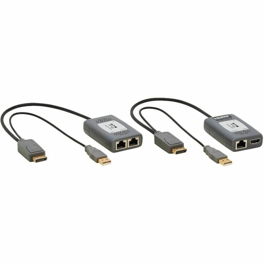 Eaton Tripp Lite Series 1-Port DisplayPort Over Cat6 Extender Kit - 4K 60Hz HDR Video Transmission up to 230 ft