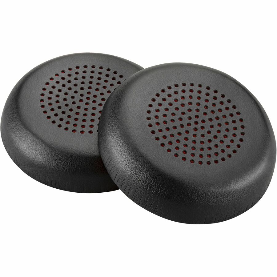 Poly 783R8AA Synthetic Leather Ear Cushions for Wireless Headsets, 2-Pack