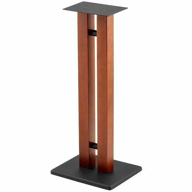 Monoprice Monolith 28in Cherry Speaker Stand – Heavy-Duty Floor Mount for Home Theater Speakers