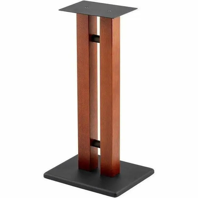 Monoprice Monolith 24in Cherry Speaker Stand – Supports Up to 50 lbs for Home Theater Speakers