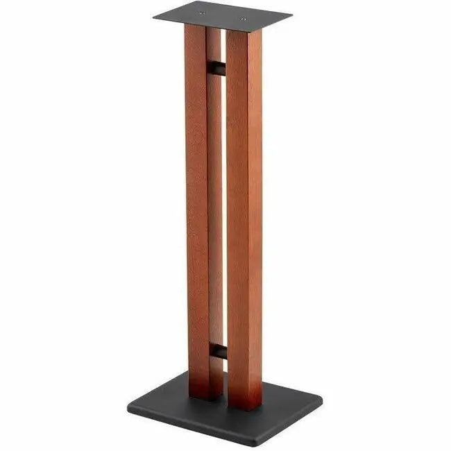 Monoprice 32-inch Cherry Speaker Stand - High-Performance Floor Mount for Home Theater Speakers